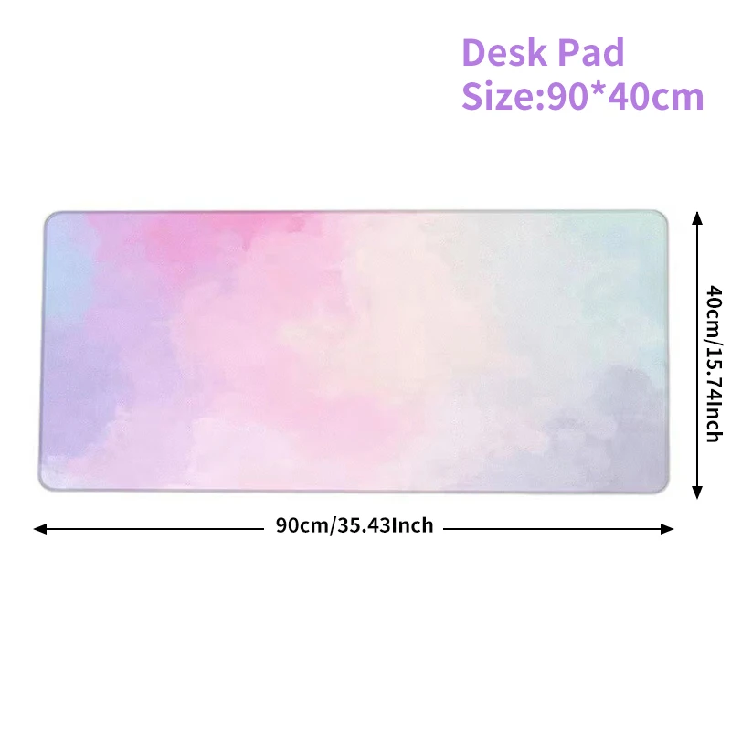 Ergonomic Cloud Gradient Memory Foam Wrist and Mouse Pad Set