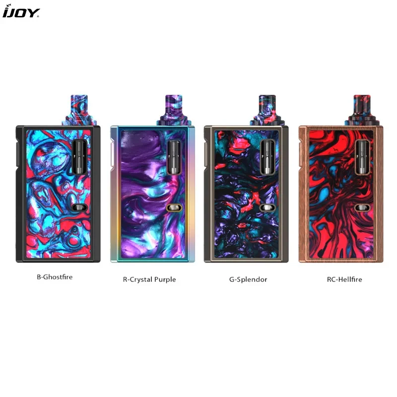 Sigarette Elettroniche Originali Ijoy Mercury Kit 1100Mah Batteria All-In-One Vape Kit 2Ml Pod Capacty Con Bobina Mercury Mech
