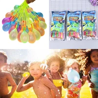 111pcs Water Bombs Balloon Kids Filling Water War Beach Toy Easy Quick Fun Outdoor Summer Splash Pool Party Backyard Balloon