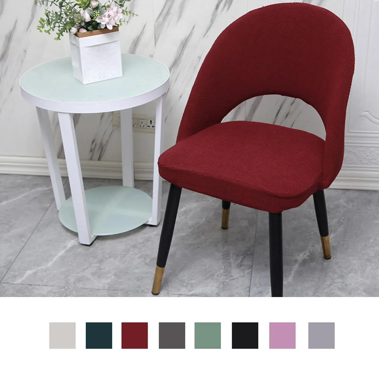 Curved Seat Cover Non-slip, Elastic. Cover for Dinner, Conference, Dining Room, Curved Seat Cover Non-slip, Elastic. Cover for Dinner, Conference, Dining Room,