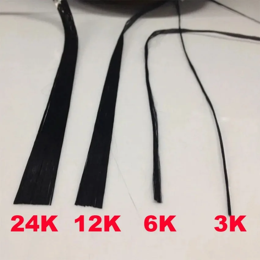 

3K/6K/12K/24K Carbon Fiber Wire High Strength Carbon Fiber Yarn Roving Filament
