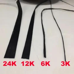 High Strength Carbon Fiber Yarn Roving Filament (24K - 1m)