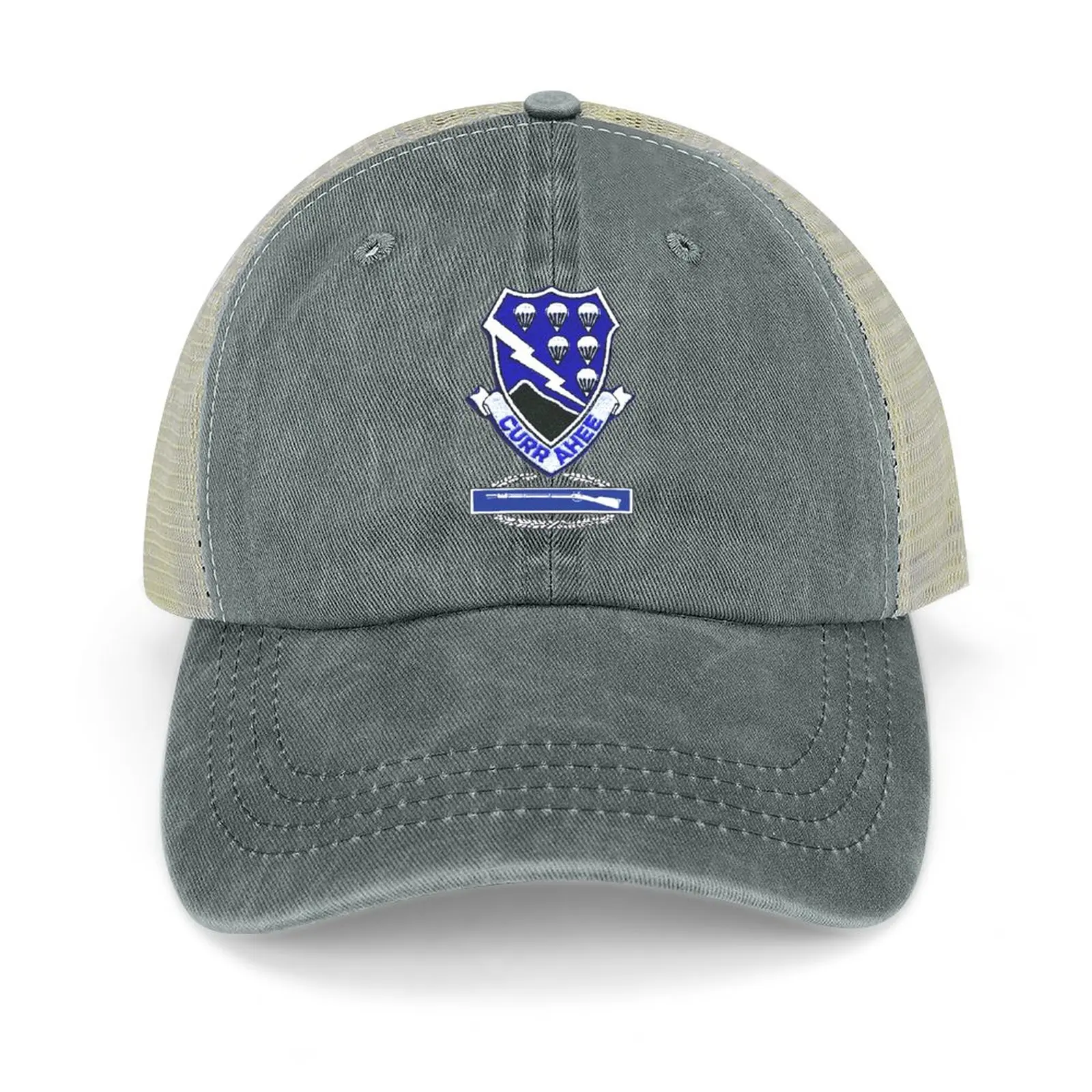 

Currahee Patch & Combat Infantry Badge (CIB) Cowboy Hat Hat Beach Beach boonie hats Hip Hop Hats For Men Women'S