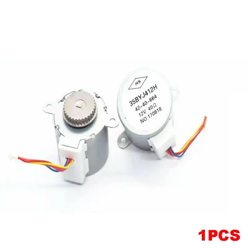 1Pc 35Byj412H Stepper Motor Dc 12V Micro Stepping Motor With Synchronous Wheel For Stage Lighting/ Smart Toilet