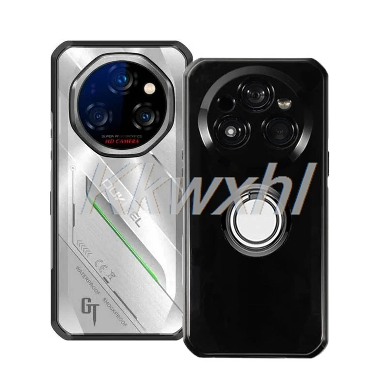 Shockproof Soft Phone Case with Back Ring Holder Bracket – Durable and Original Protective Cover