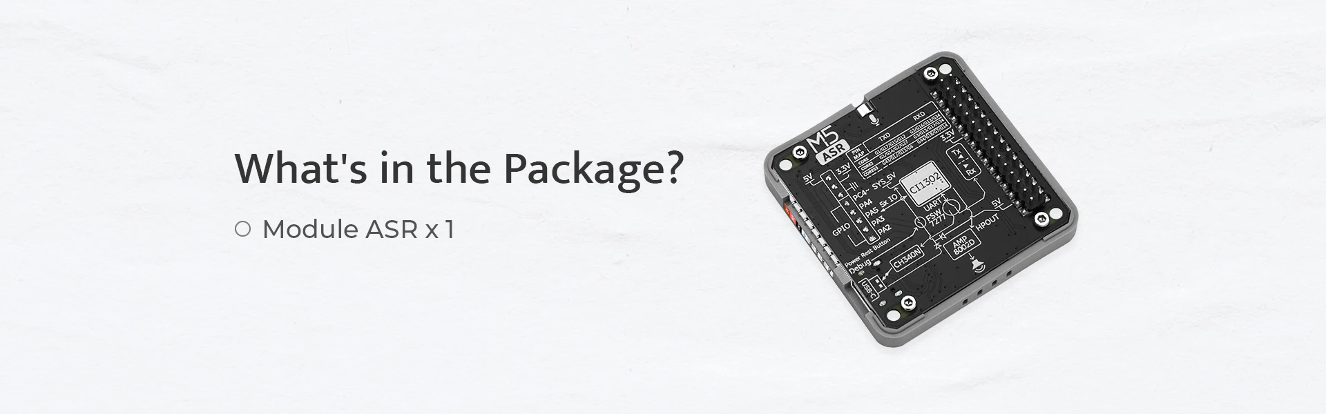 Official ASR Module (CI1302)