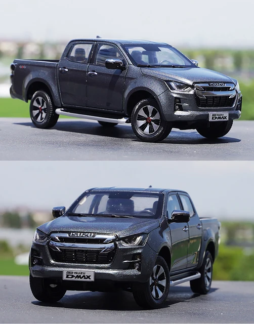 1:18 Original ISUZU D-MAX Pickup 2021 Truck Transport