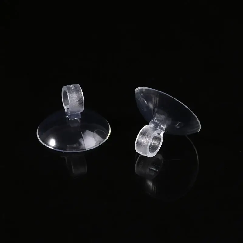 Aquarium Transparent Suction Cup with 7mm Diameter Clip Hose Holder 10 Pack aquarium accessories,aquarium suction cup,aquarium clip holders,rubber suction cup holders,aquarium clip holder