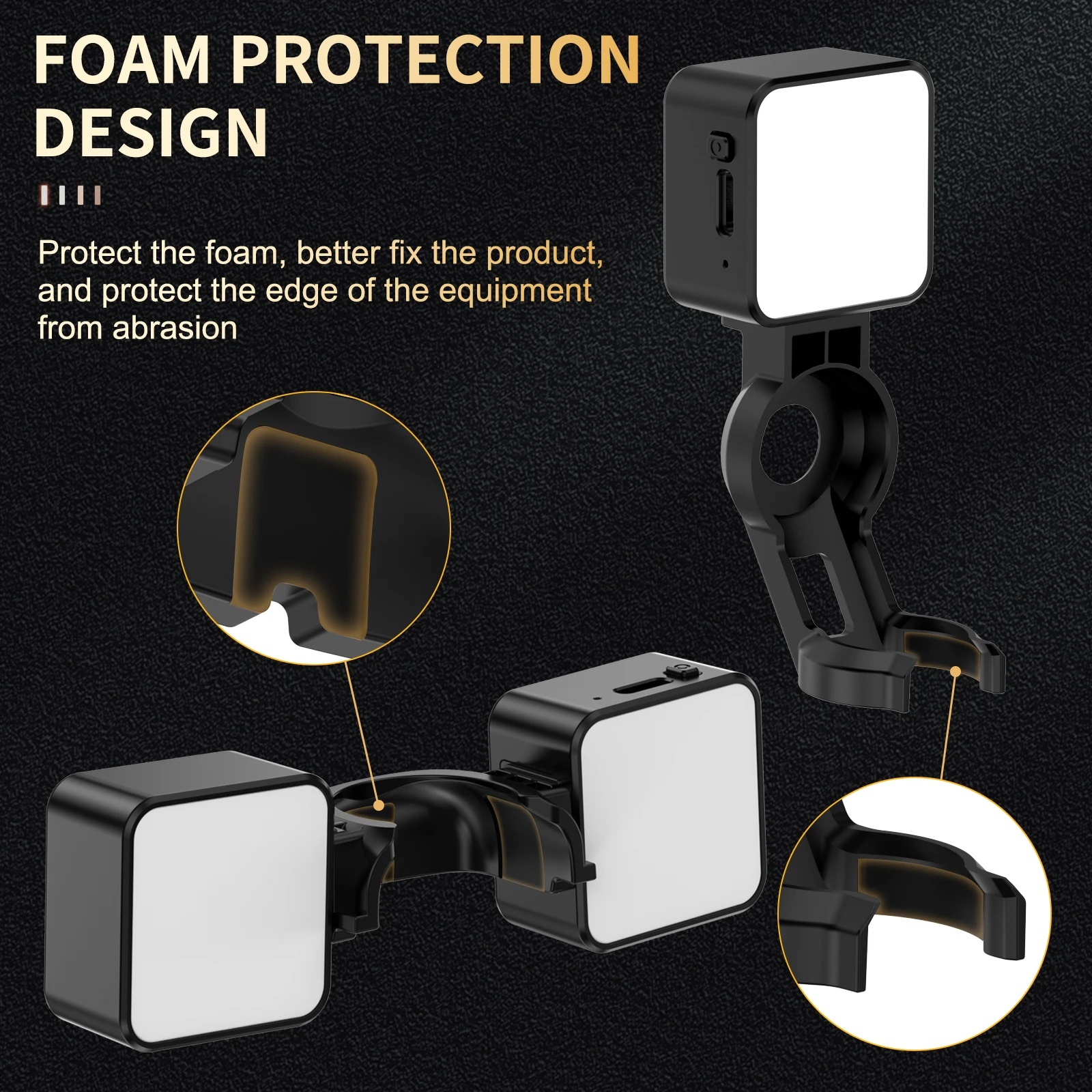 Kit Lumière Magnétique 3 Couleurs pour DJI Osmo Pocket 3