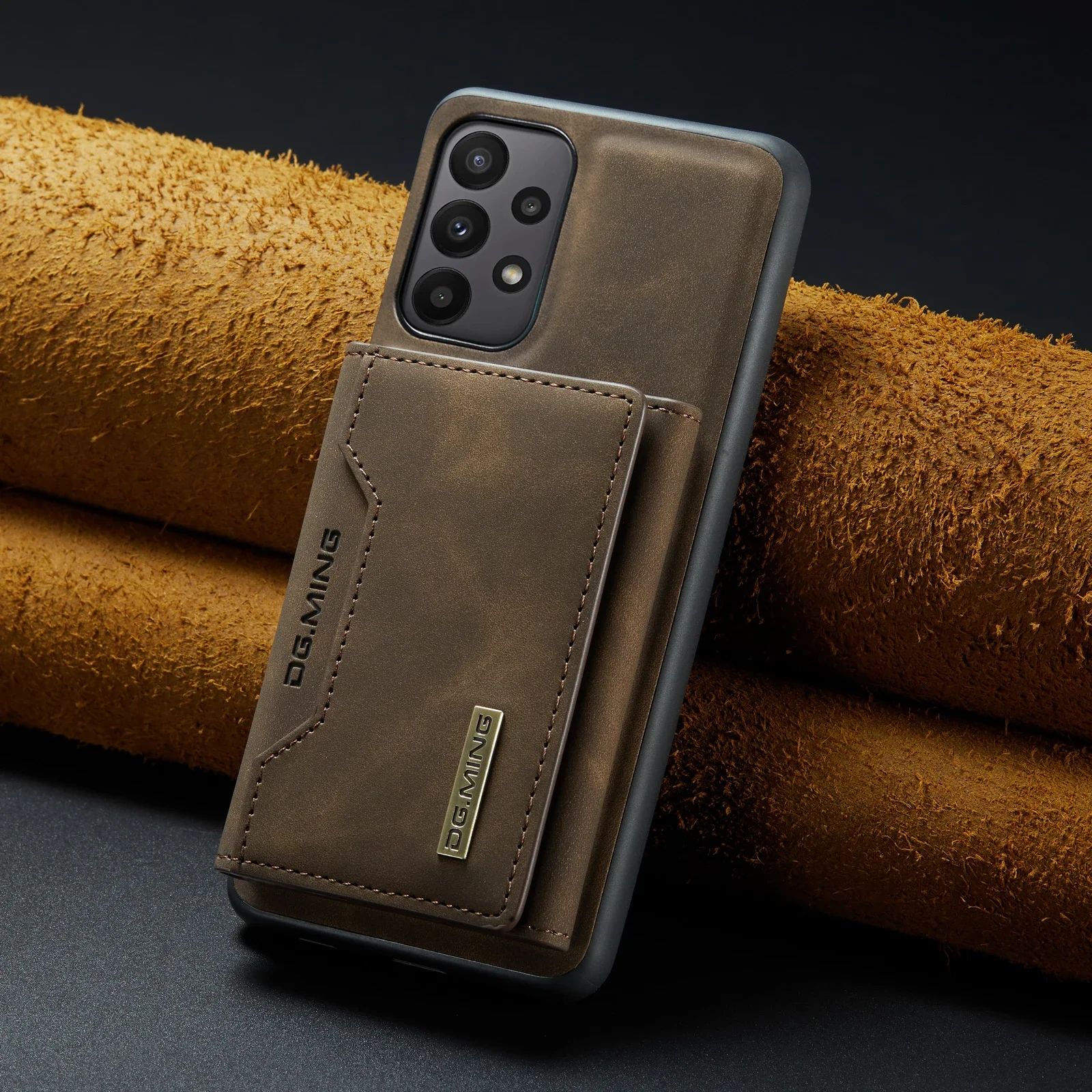 2-in-1 Magnetic Detachable Leather Wallet Phone Case