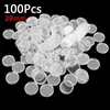 100Pcs 28mm Transparent Plastic Coin Holder Coin Collecting Box Case For Coins Storage Capsules Protection Boxes Container 6