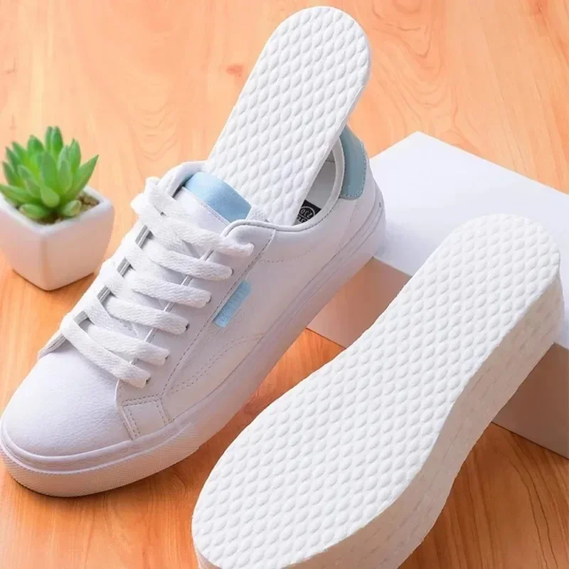 1/10Pairs Natural Wood Pulp Disposable Insoles for Women Men Light Weight Breathable Insole Sweat Absorption Deodorant Shoe Pad