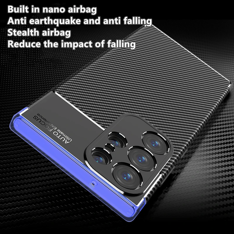 Enhanced Product Title: Shockproof TPU Protective Cover for Samsung Galaxy S24 Ultra and S24 Plus