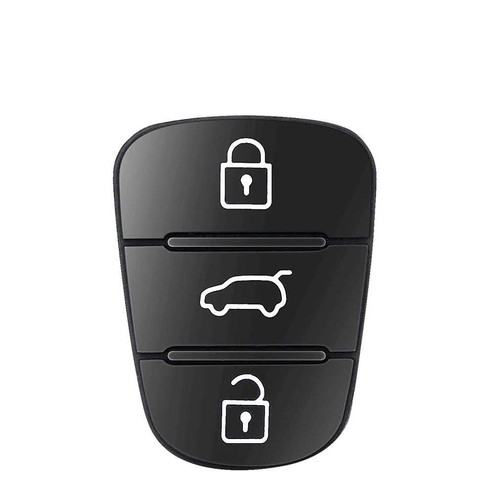 Premium Replacement Flip Folding Key Shell - 3-Button Car Key Case