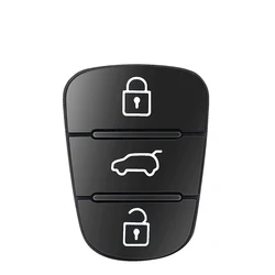 Premium Replacement Flip Folding Key Shell - 3 - Button Car Key Case - Hyundai (Model 6)