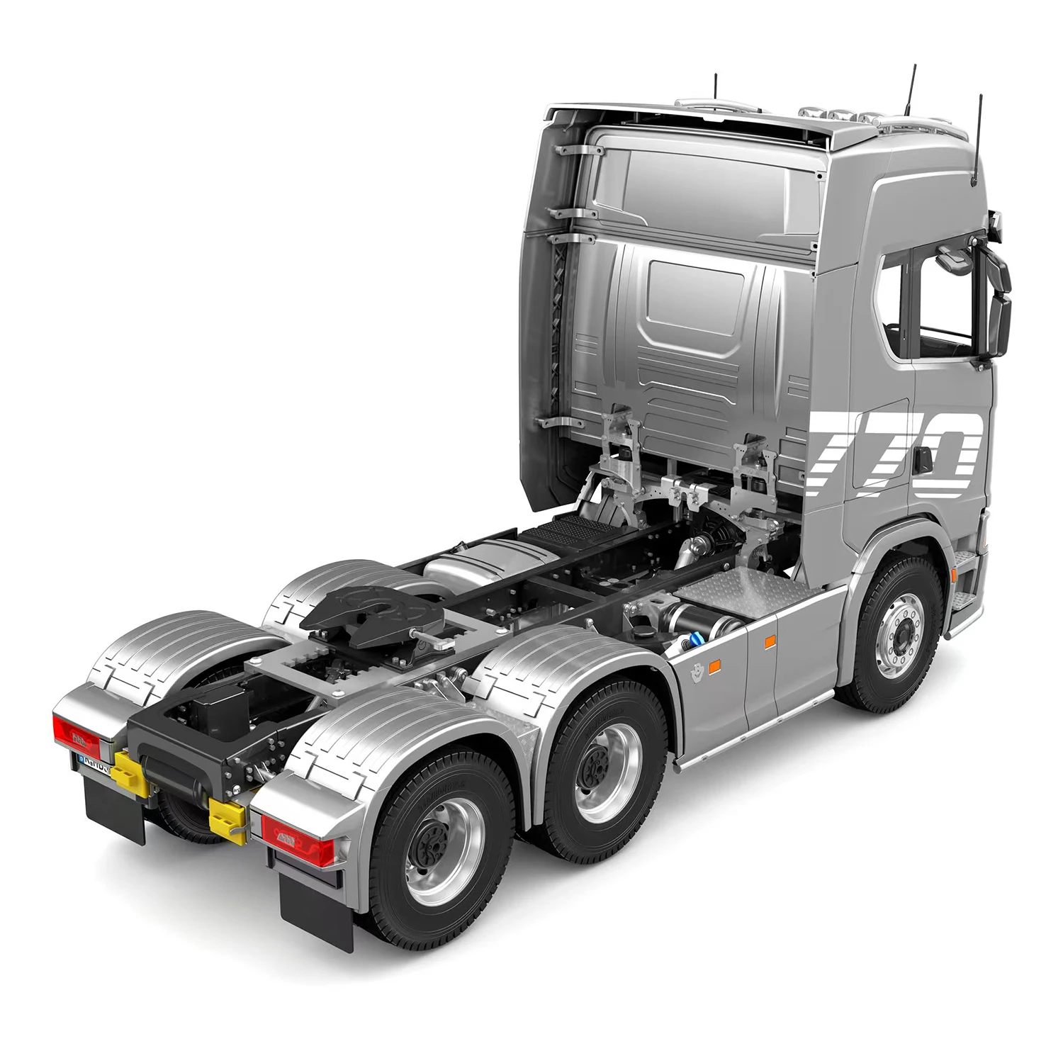 Pre-Sale KABOLITE 770S-100 RC Truck 1/14 6X6 RC Tractor Truck 5802 RTR Lorry Battery Radio Remote Control Car Trailer Toys Model 6