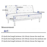 Foldable Sofa Bed Cover Armless Sofa Cover for Living Room Elastic All-inclusive Couch Sofa Slipcover Furniture Cover 2