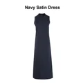 Navy Satin dress