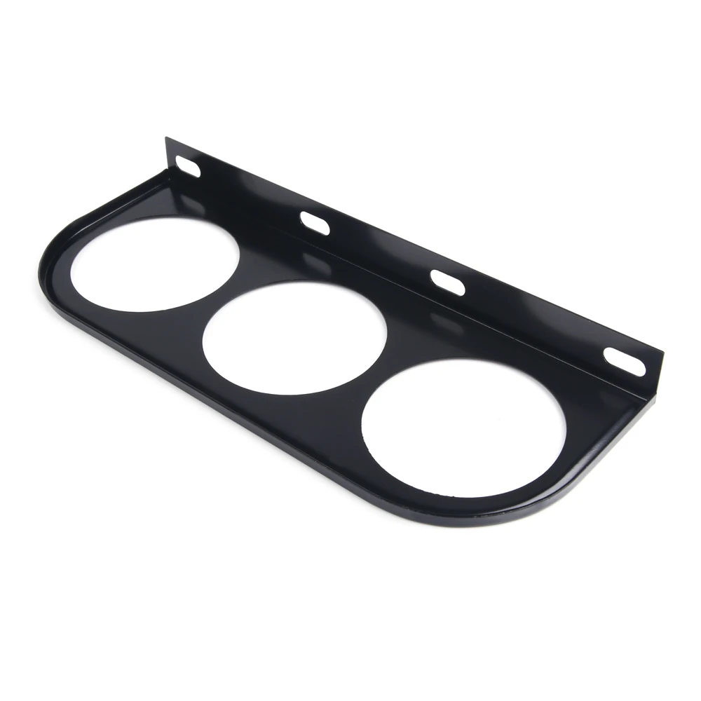 52MM Universal One/Two/Three Auto Modified Meter Cup Black Car Gauge Holder for 2-Inch Triple /Double/ Single Hole Meter Chrome