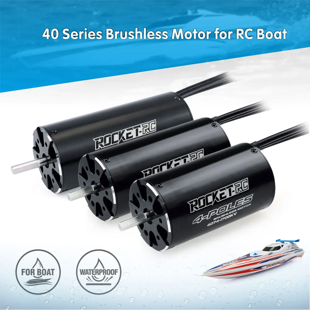 SURPASS Rocket 3670 Waterproof Brushless Motor Water Cooling Jacket For RC Boat