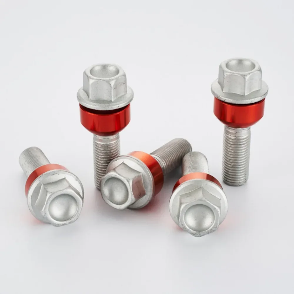 1pc Lug Bolts Wheel Hub Screws Suit for Porsche Taycan Cayenne Panamera M14x1.5 Hex 19mm Lenght 65mm WHT006978
