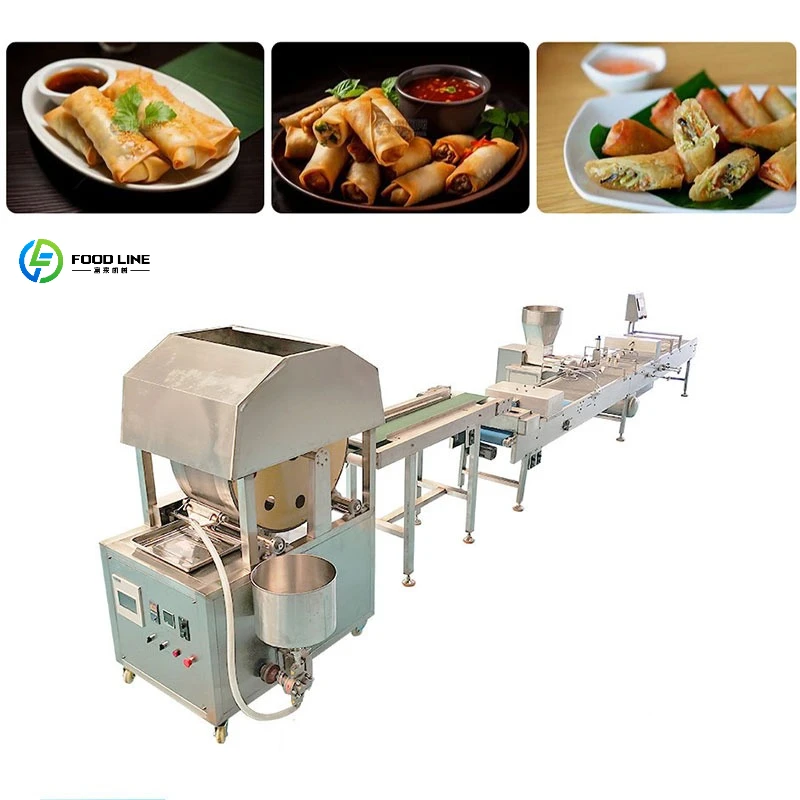 Spring Roll Tools Hot Selling Fully Automatic Spring Roll Making EFL Roll Maker Multiple ...