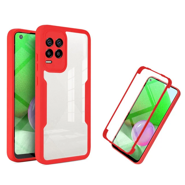Dual-Sided Transparent Heavy Duty 360° Protective Case Cover