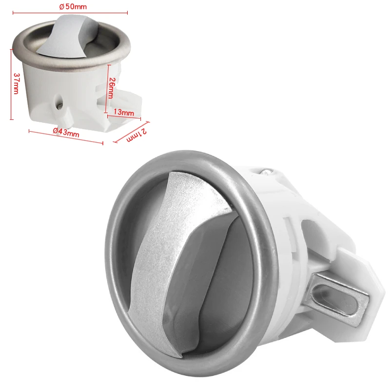 Embedded Mini Round Door Lock for Caravan Motorhome Camping Trailer Cabinet Drawer Counter RV Camping Car Accessories