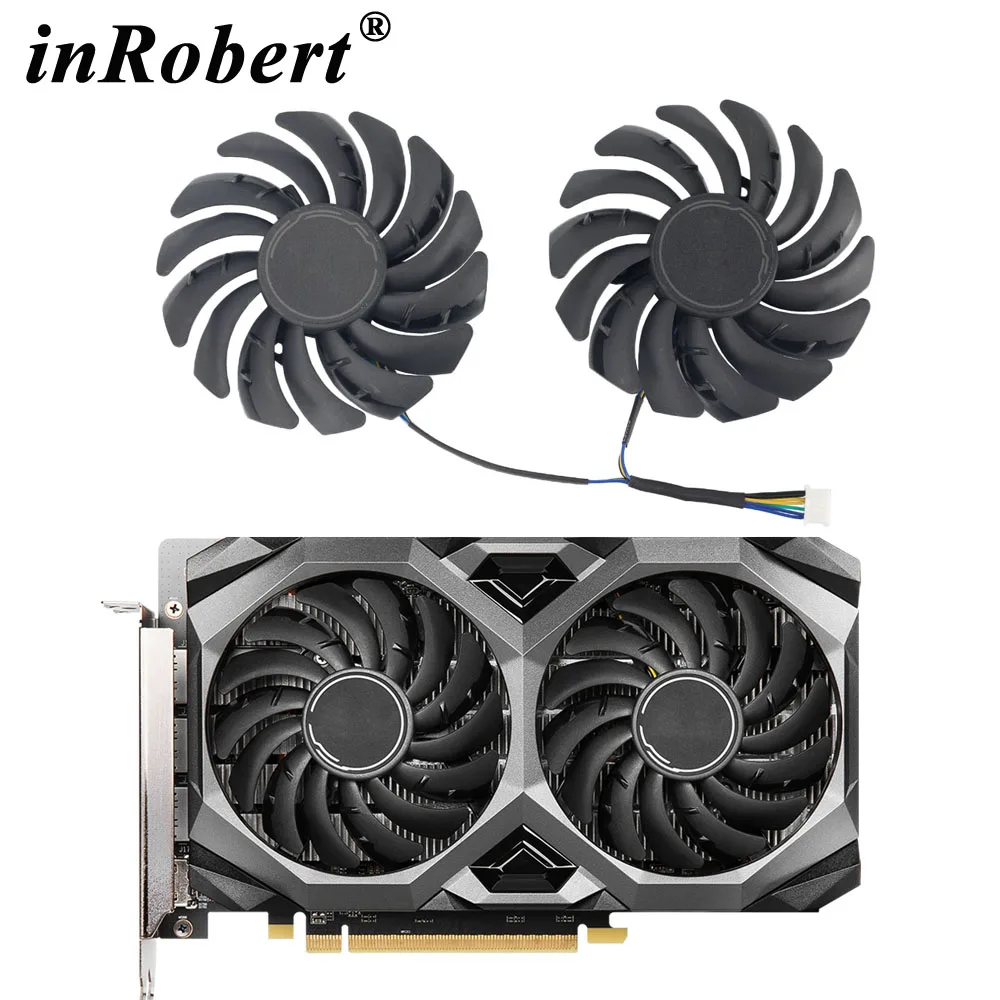 Вентилятор видеокарты 2 шт./лот 4PIN PLD09210S12HH RX 5500 XT для MSI Radeon RX5500 MECH OC охлаждающий