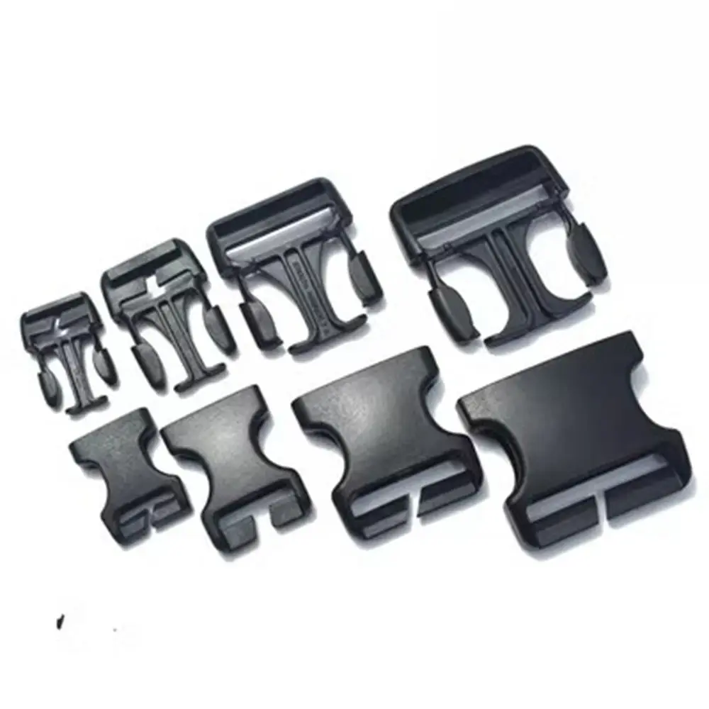 Plastic side release buckle bag buckle adjuster buckle belt buckle paracord bracelet bag accessories 20mm 25mm 38mm 50mm