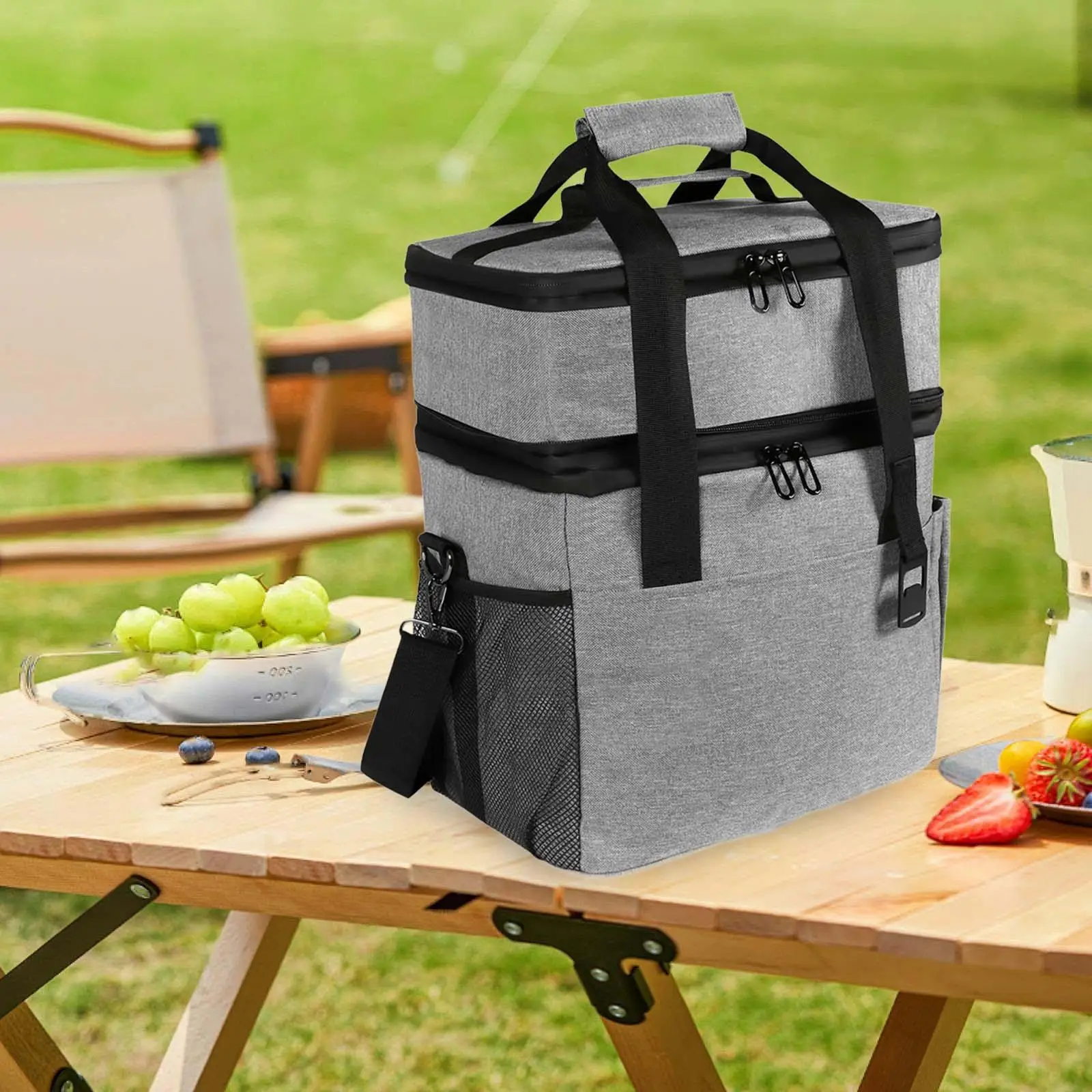 15L Insulated Bag Leakproof Lightweight Practical Oxford Cloth Sturdy Large