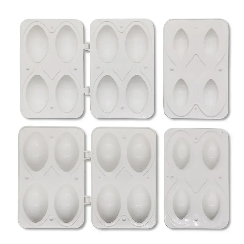 4Holes Manual Kibbeh Mold Meatball Maker Meatloaf  Press Minced Meat Processor Cake Desserts Pie Kitchen Tools