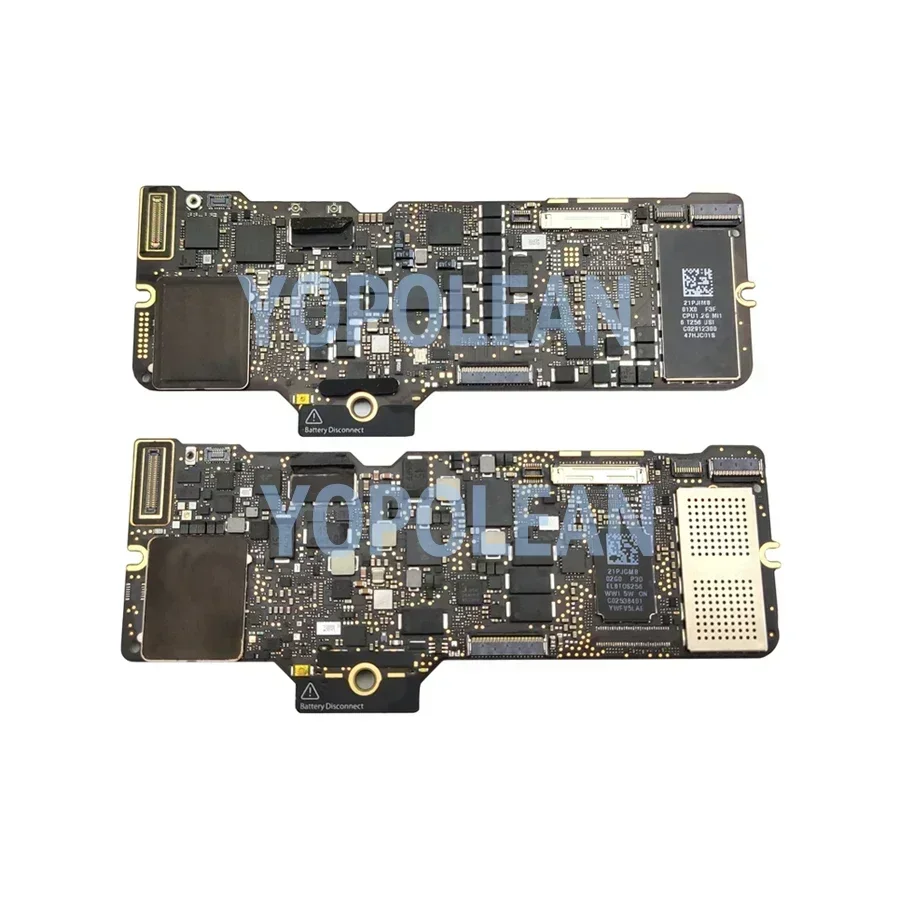 풀 테스트 A1534 마더보드 820-00045-A 820-00244-A MacBook 12인치 A1534 로직 보드 8G 16G 256GB 512GB 2015 2016 2017년용