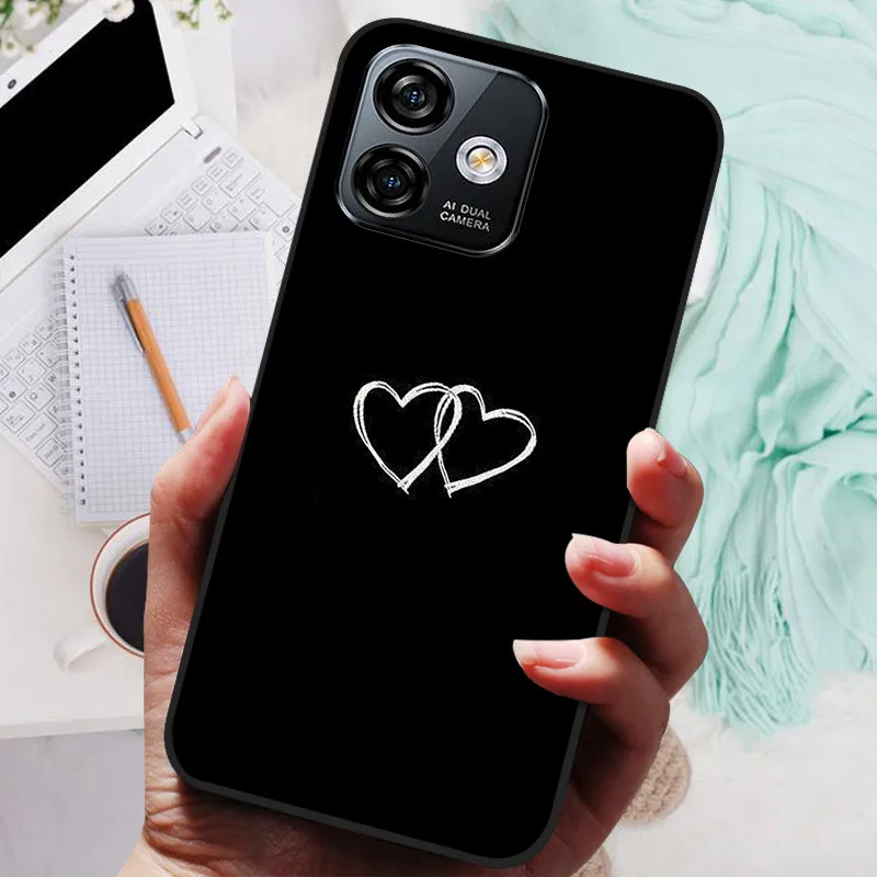 Soft TPU Silicone Shockproof Phone Case Bumper - 6.52 Protective Cover