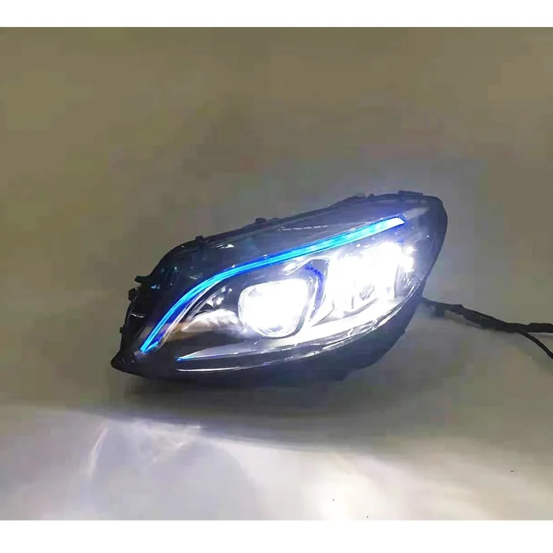 

Teambill auto full led headlight for Mercedes benz w205 C220i xenon version upgraded tuning led headlight modified headlamp