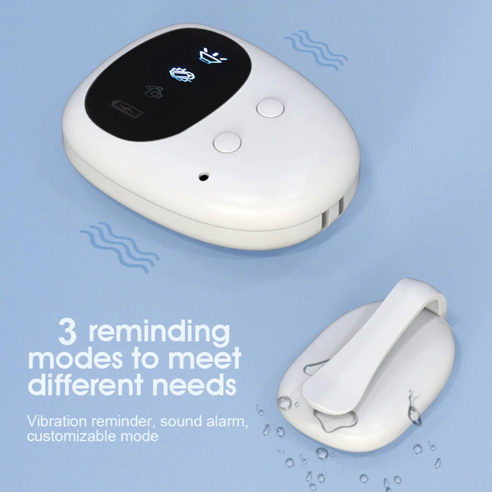 3 Modes Wireless Bedwetting Sensor Bedwetting Alarm Pee Alarm with Sound  and Vibration Sensor Monitor for Elderly Children