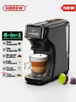 HiBREW 6in1 Capsule Coffee Machine Hot/Cold Multiple Espresso Cafetera Cappuccino Coffee Maker Dolce Gusto Nespresso Powder H1B 1