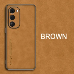 Tecno Spark 40 Pro Plus Shockproof Matte Leather Phone Case - Soft Skin Feel Back Cover and Protector for Spark 40Pro Plus (Bright Yellow)
