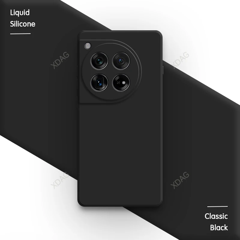 Premium Liquid Silicone Phone Case - Soft Classic Design, High-Quality Couples Cover