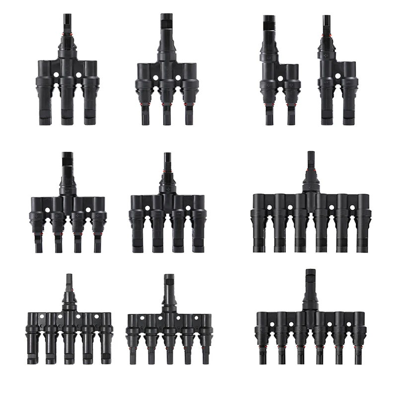 

Free shipping 1 Pairs Solar Panel Branch Parallel Connector IP67 Waterproof Solar Connectors(Male and Female),for Solar Systems