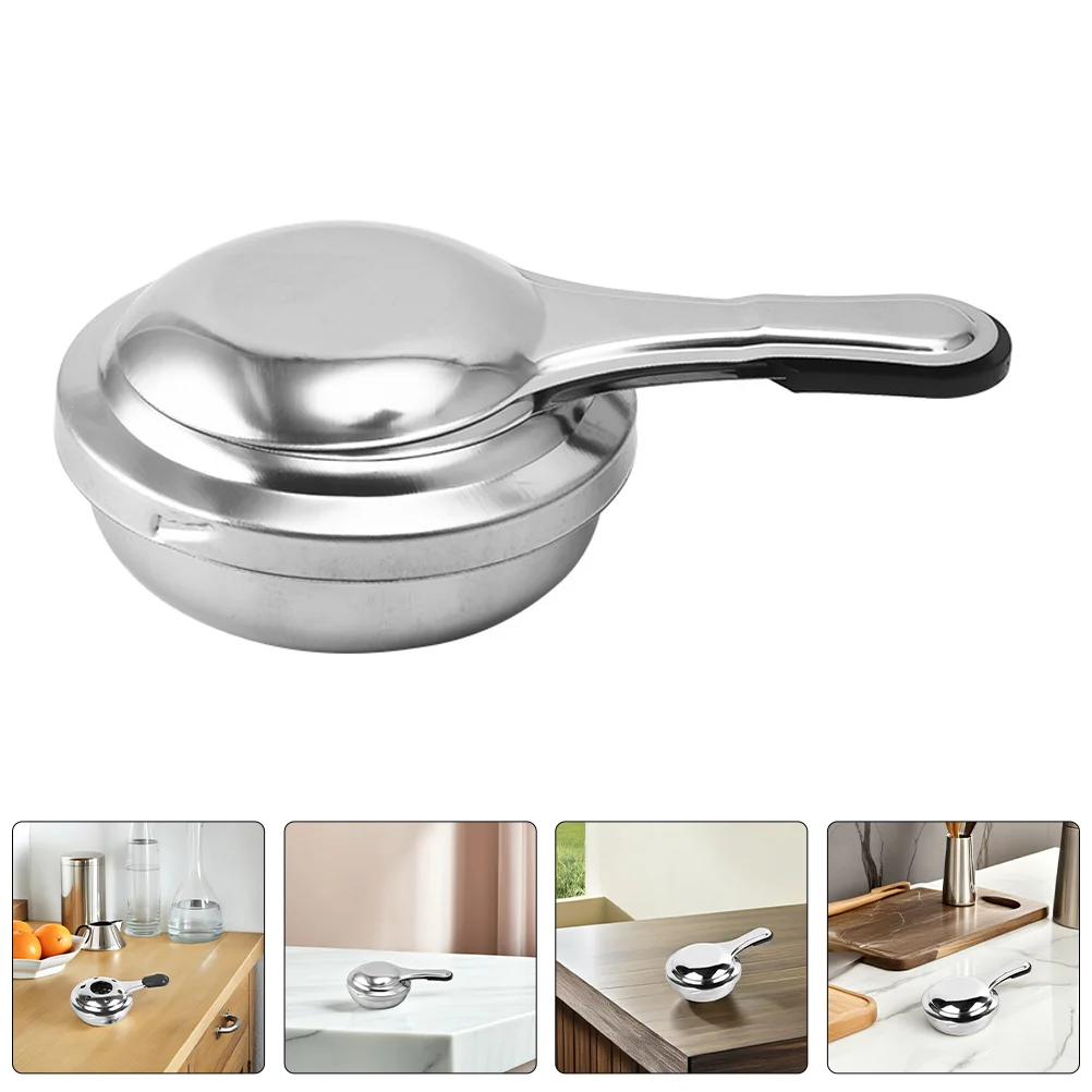 Mini Hotpot Cookers Heat Chocolate Melting Pan Small Fondue Warmer Silver Stainless Steel Portable Camping Mini Pot