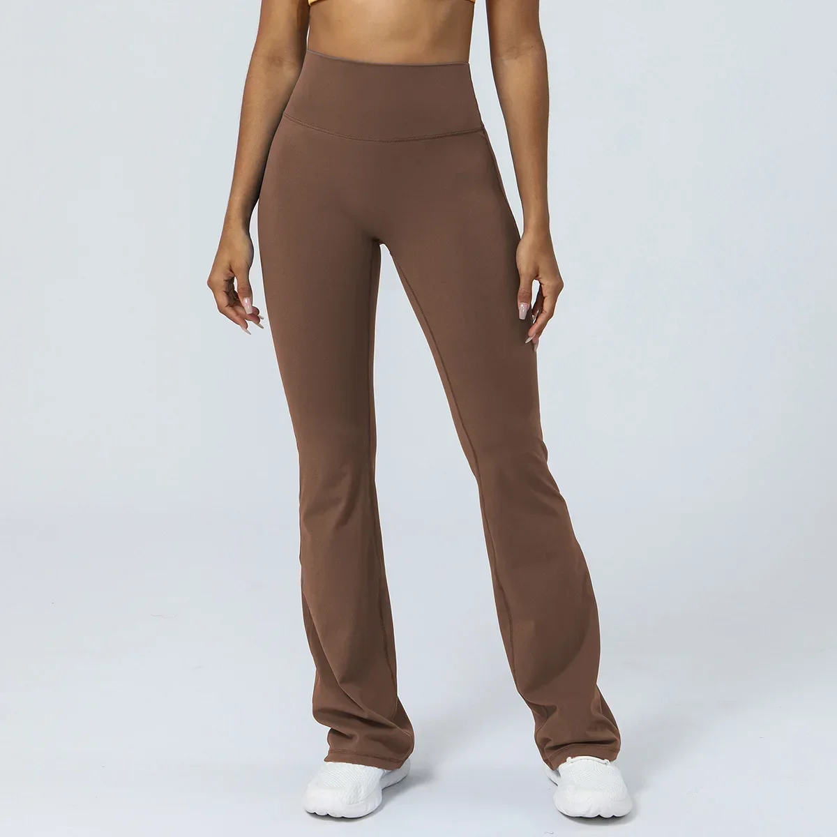 Yoga Pants Women Seamless Sports Fitness Casual Hip-lifting High-waist Flared Pants Suit Running Dance Workout Gym Leggings