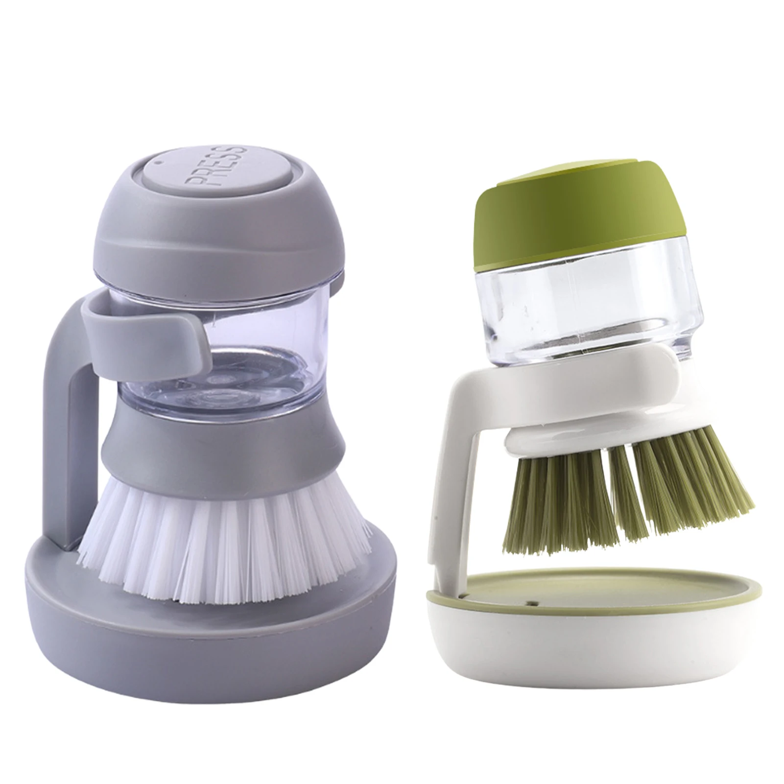 Scrub Brush Soap Dish Set Kitchen Scrub Brush Storage Stand Set
