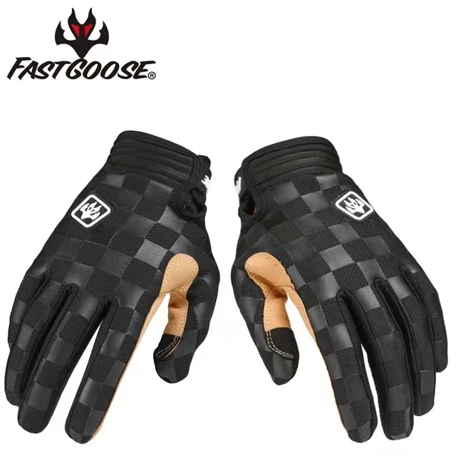 2024 For FASTGOOSE Touch Screen Speed Style Twitch Motocross  Riding Bike Gloves MX MTB Off Road Racing Sports Cycling Glove