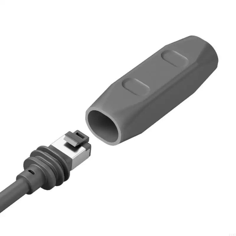 IP67 방수 등급 및 차폐 F19E를 갖춘 GEN3용 헤비듀티 PVC 네트워킹 커플러