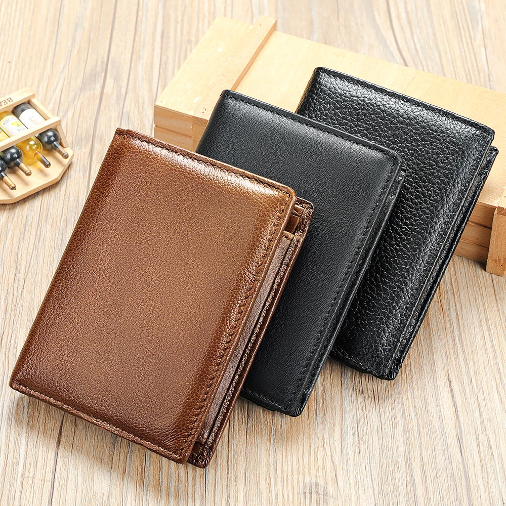 WESTAL New Hand-Made Cowhide Wallet Men's Leather Anti-Theft Cash Clip Advanced Sense Large Capacity Wallet 2