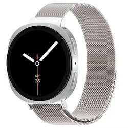Stainless Steel Magnetic Milanese Loop Strap Bracelet - Galaxy Watch 8 44mm (07 Starlight)
