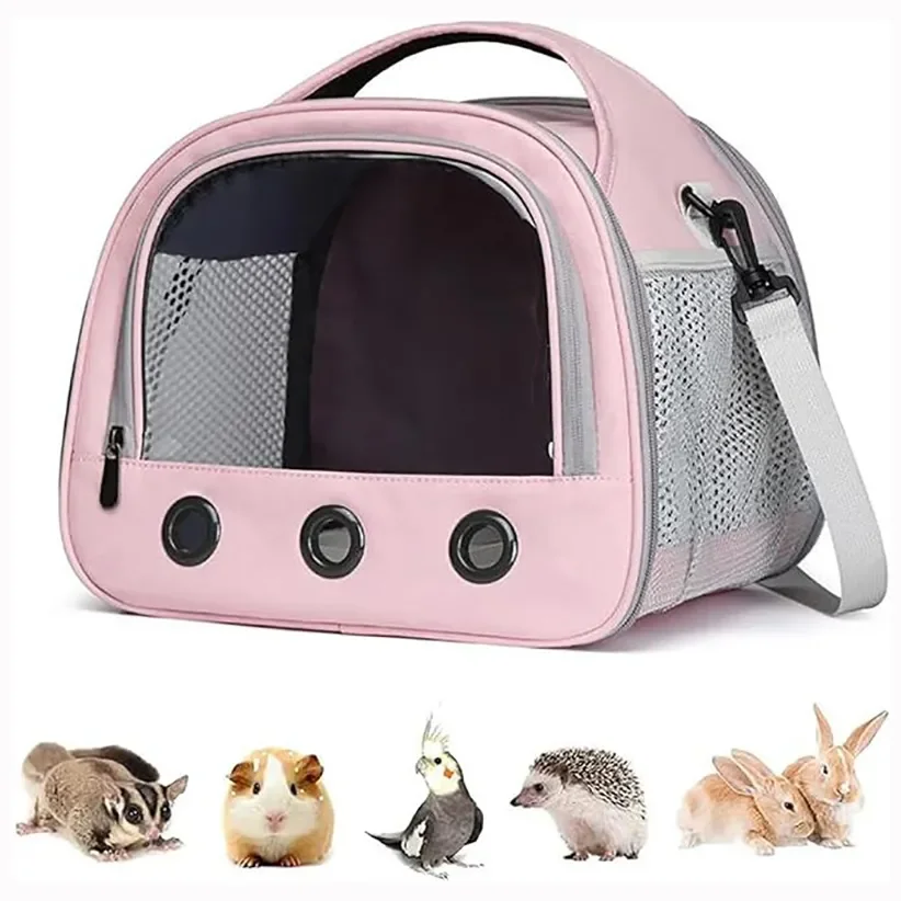 Pet carrier bag Portable Small Animal Carrier Bag for Guinea Pig Hamster Hedgehog Parrots Rat and Other Small Animals