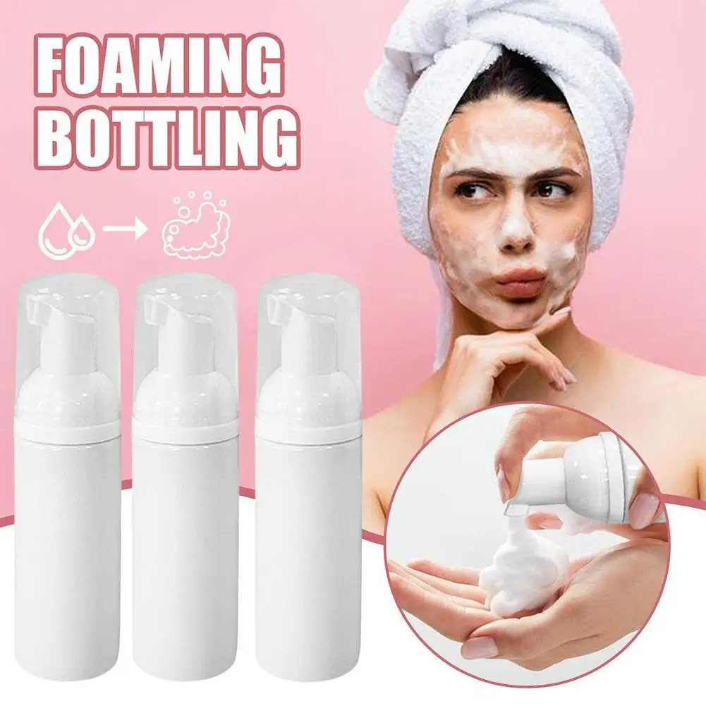 60ml 플라스틱 거품 펌프 병 리필용 빈 화장품 용기 클렌저 비누 샴푸 거품 병, 드롭 배송