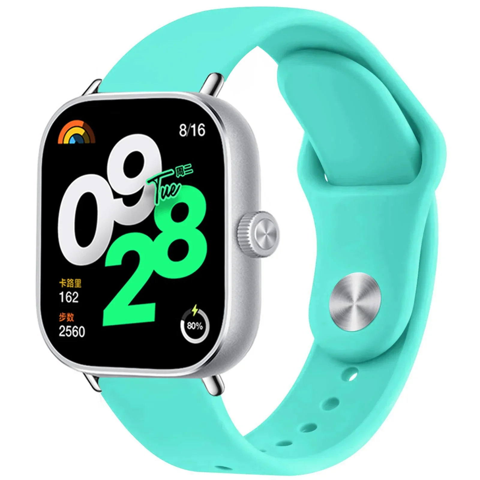 Silicone Sport Loop Replacement Band - Red